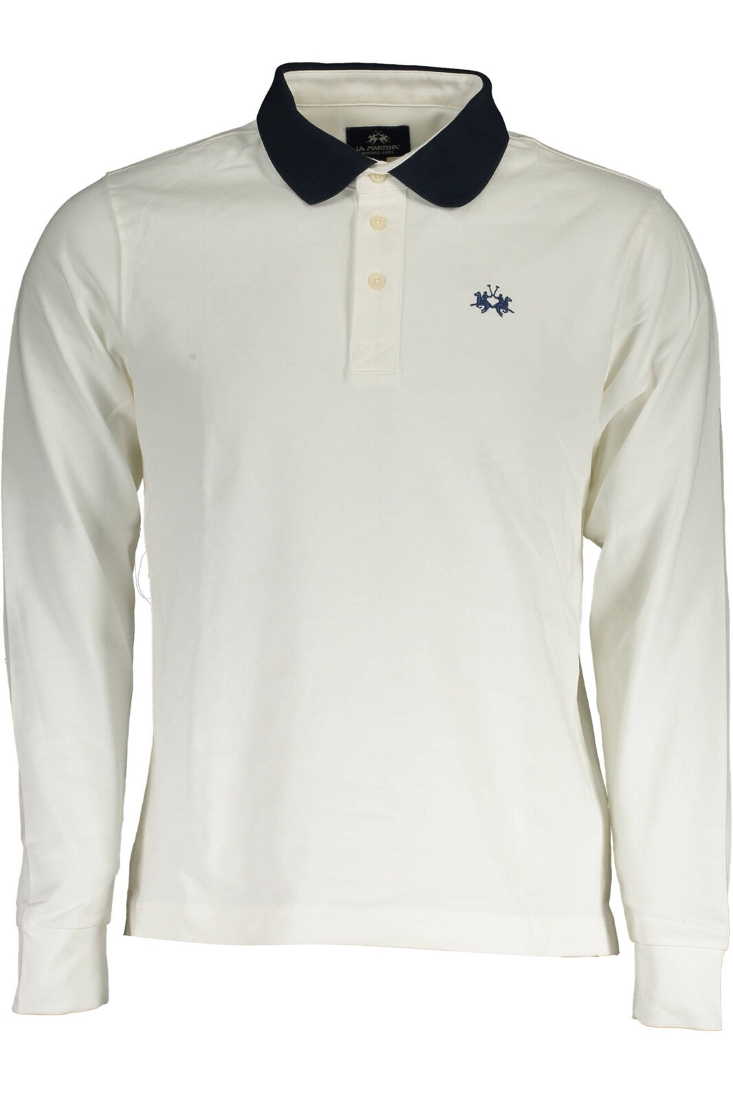 LA MARTINA POLO LONG SLEEVE MAN WHITE