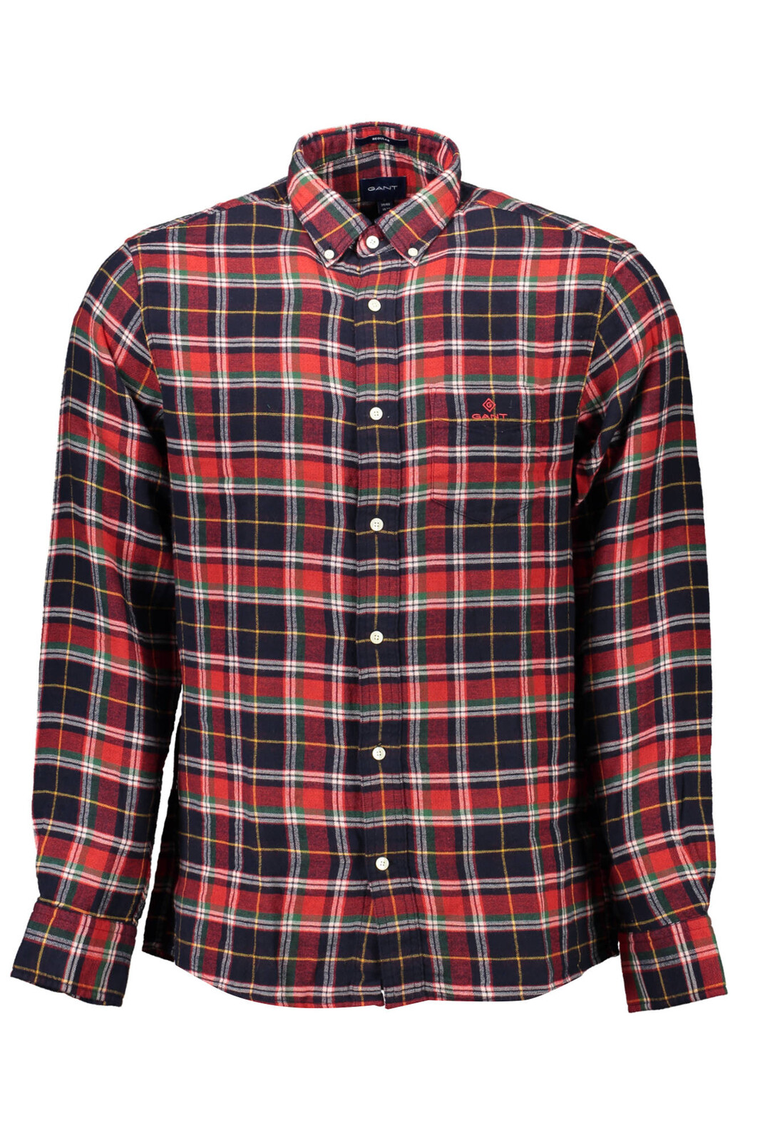 GANT MEN'S RED LONG SLEEVE SHIRT