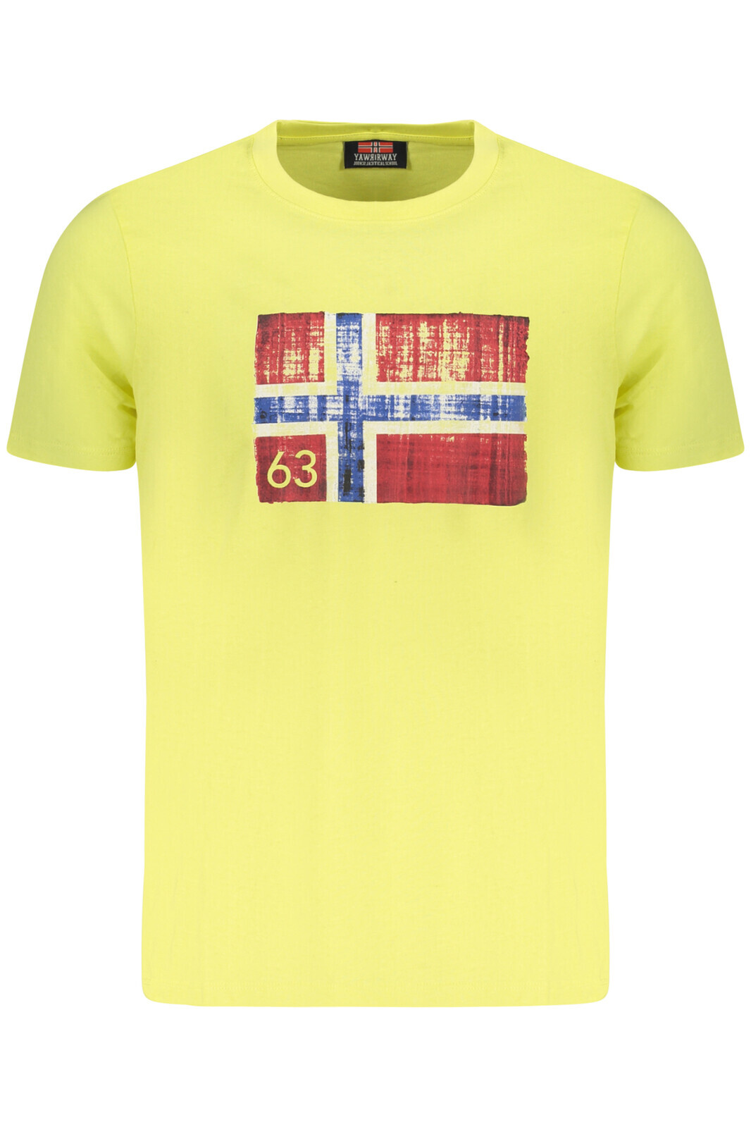 NORWAY 1963 YELLOW MEN'S SHORT SLEEVE T-SHIRT