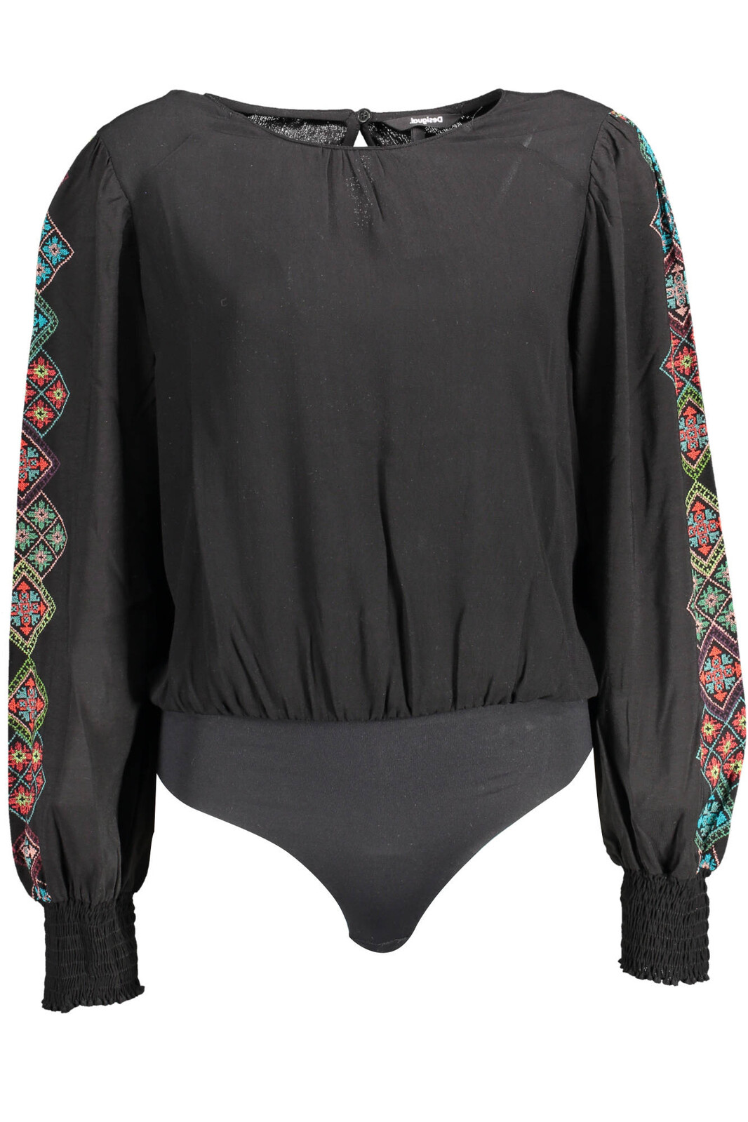DESIGUAL BODY LONG SLEEVES WOMAN BLACK