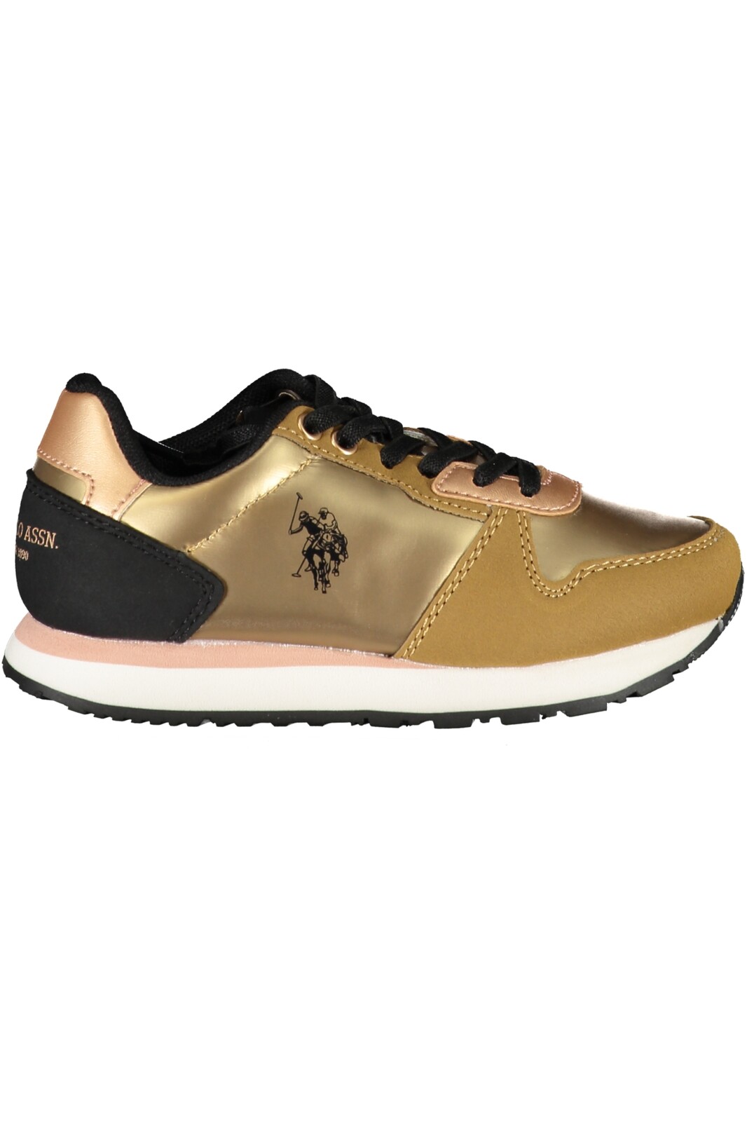 US POLO ASSN. GOLD CHILDREN'S SPORTS SHOES