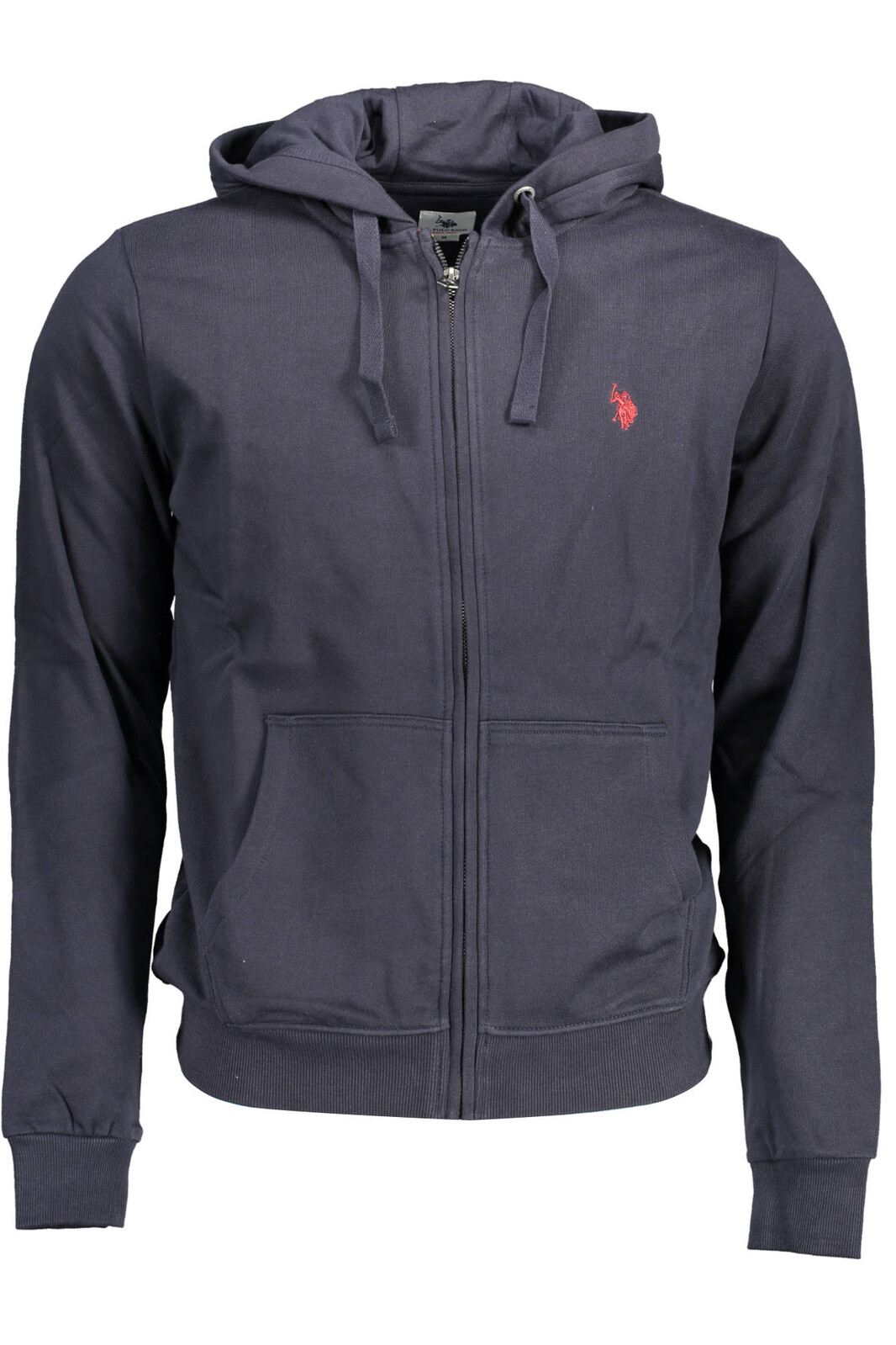 US POLO SWEATSHIRT WITH ZIP BLUE MAN