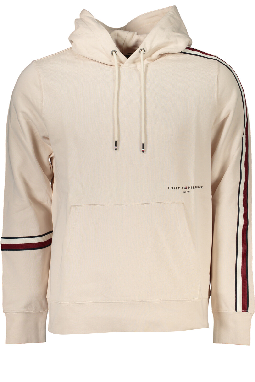 TOMMY HILFIGER MEN'S BEIGE ZIPLESS SWEATSHIRT
