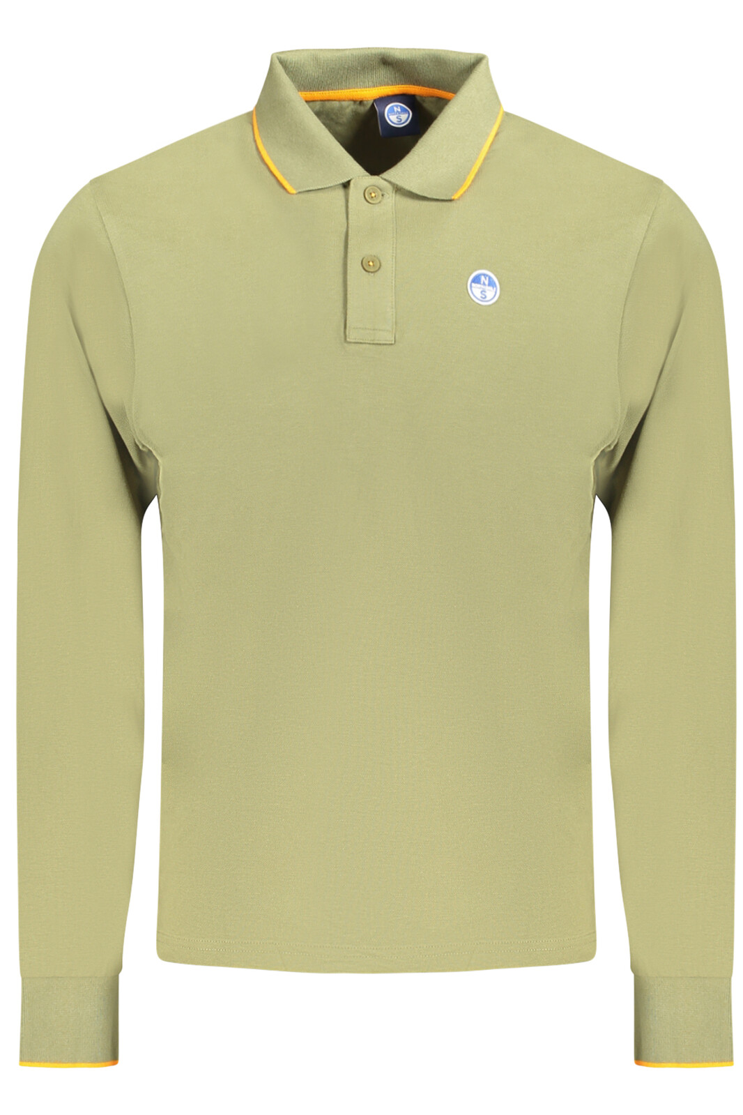 NORTH SAILS LONG SLEEVE POLO MEN GREEN
