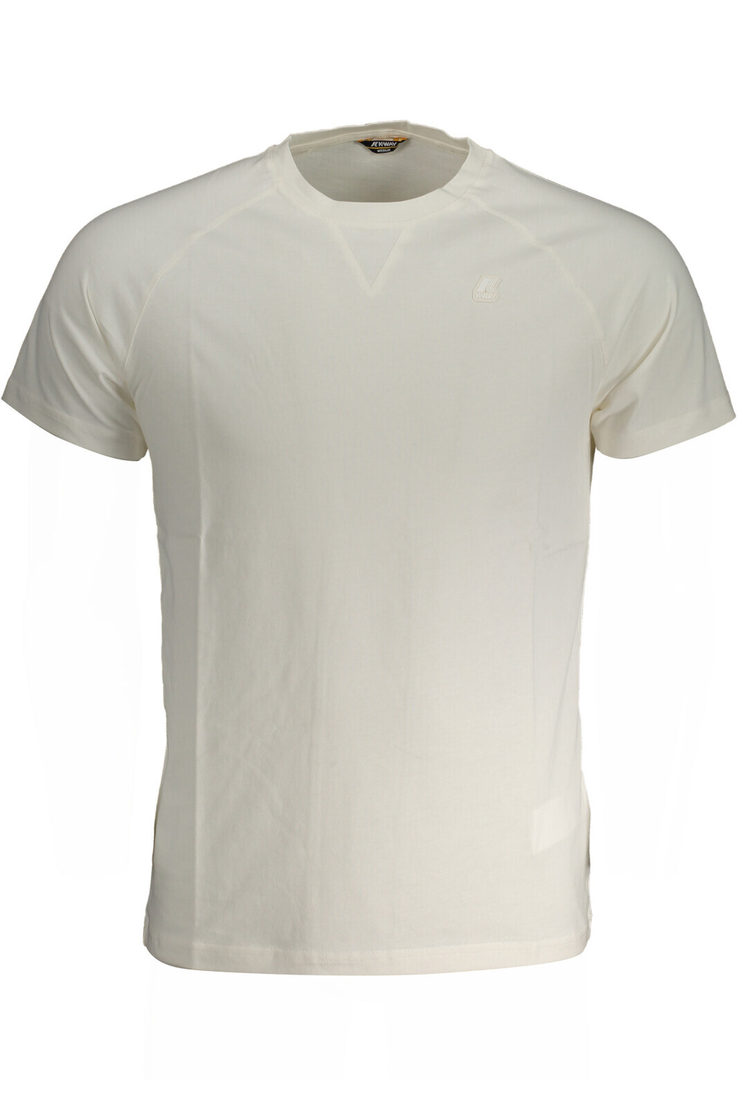 K-WAY WHITE MEN'S SHORT SLEEVE T-SHIRT