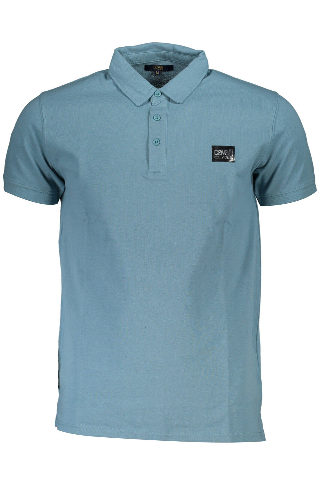 CAVALLI CLASS POLO SHORT SLEEVE MAN LIGHT BLUE