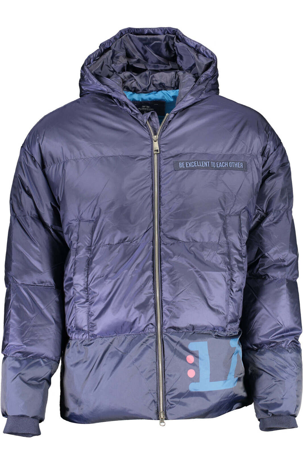 LA MARTINA BLUE MEN'S DOWN JACKET