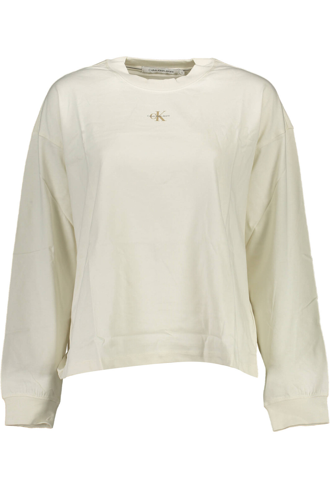 CALVIN KLEIN WHITE WOMEN'S LONG SLEEVE T-SHIRT