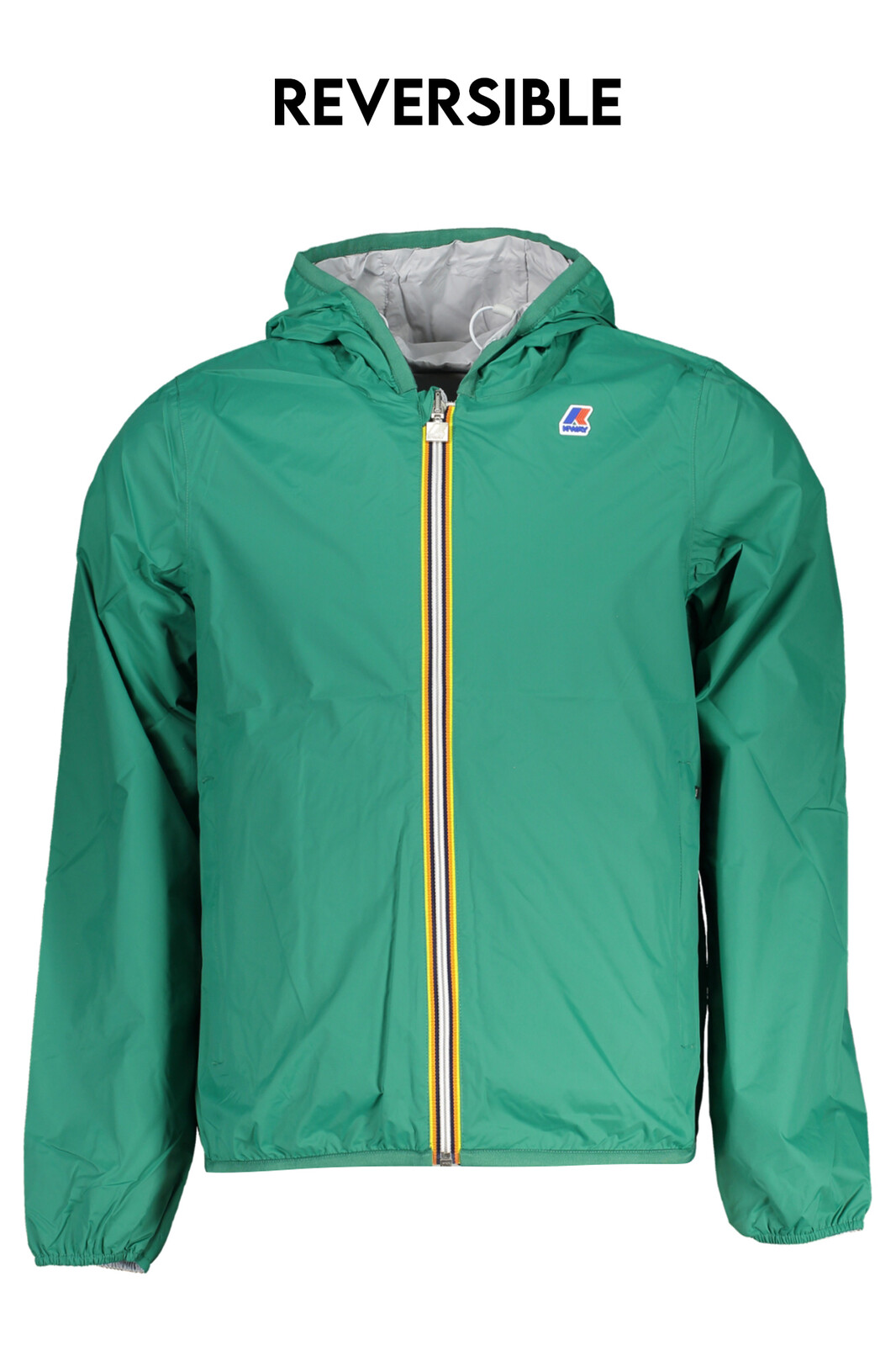 K-WAY GREEN MEN'S SPORTS JACKET