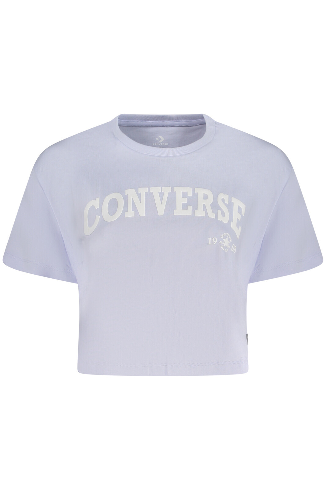 CONVERSE WOMEN'S SHORT SLEEVE T-SHIRT PURPLE