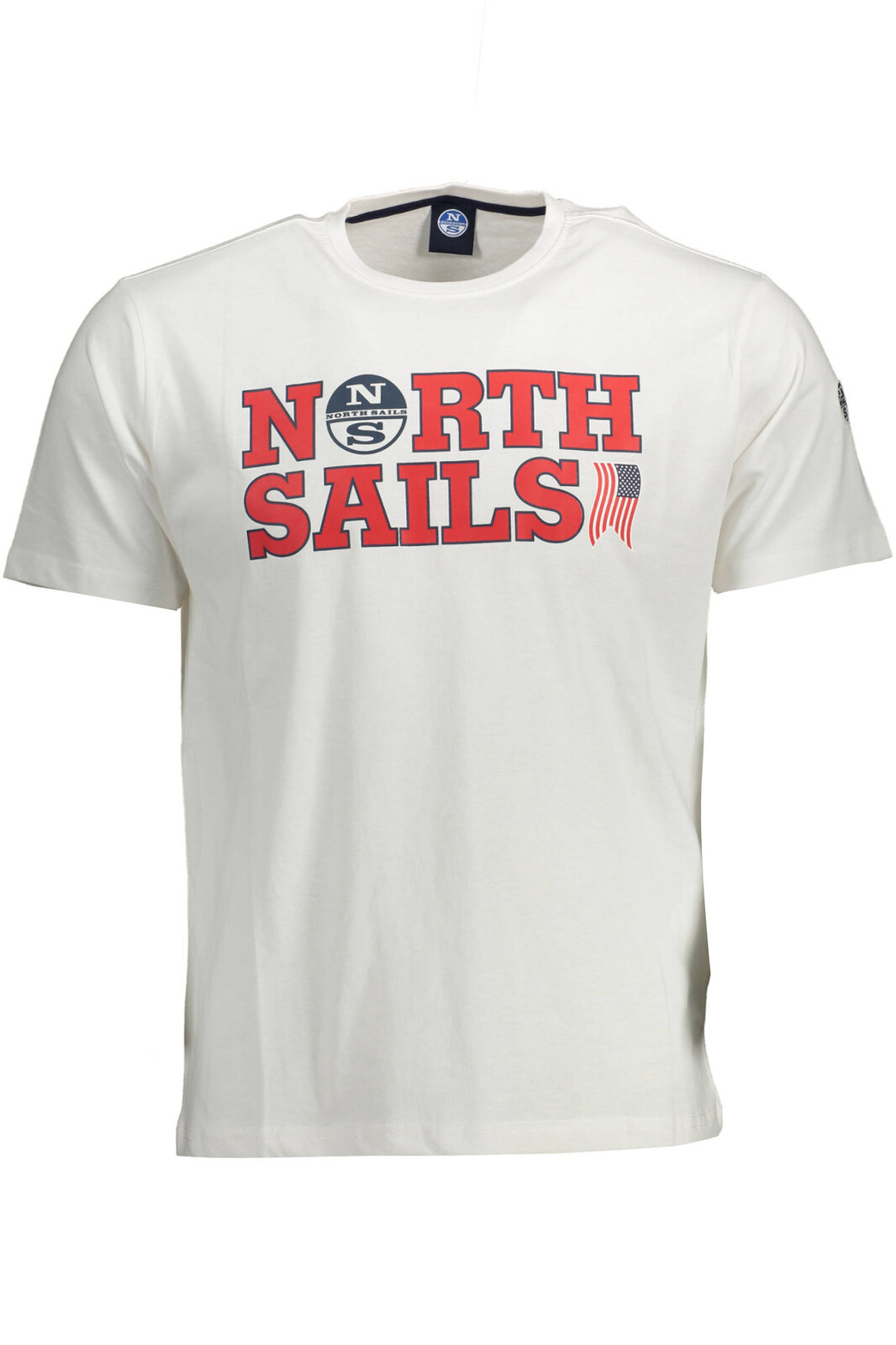 NORTH SAILS WHITE MEN'S SHORT SLEEVE T-SHIRT