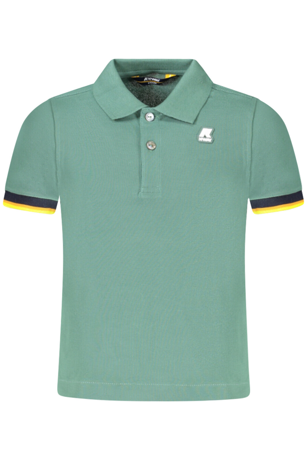 K-WAY POLO SHORT SLEEVES CHILDREN GREEN