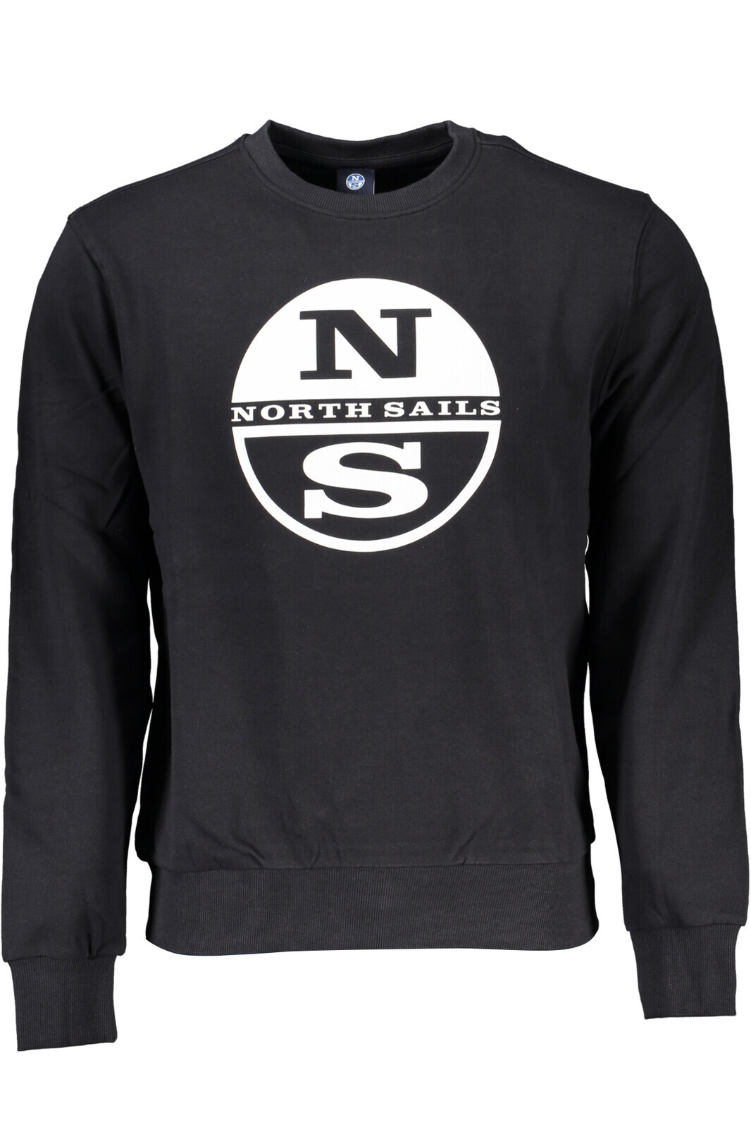 NORTH SAILS MEN'S BLACK ZIPLESS SWEATSHIRT