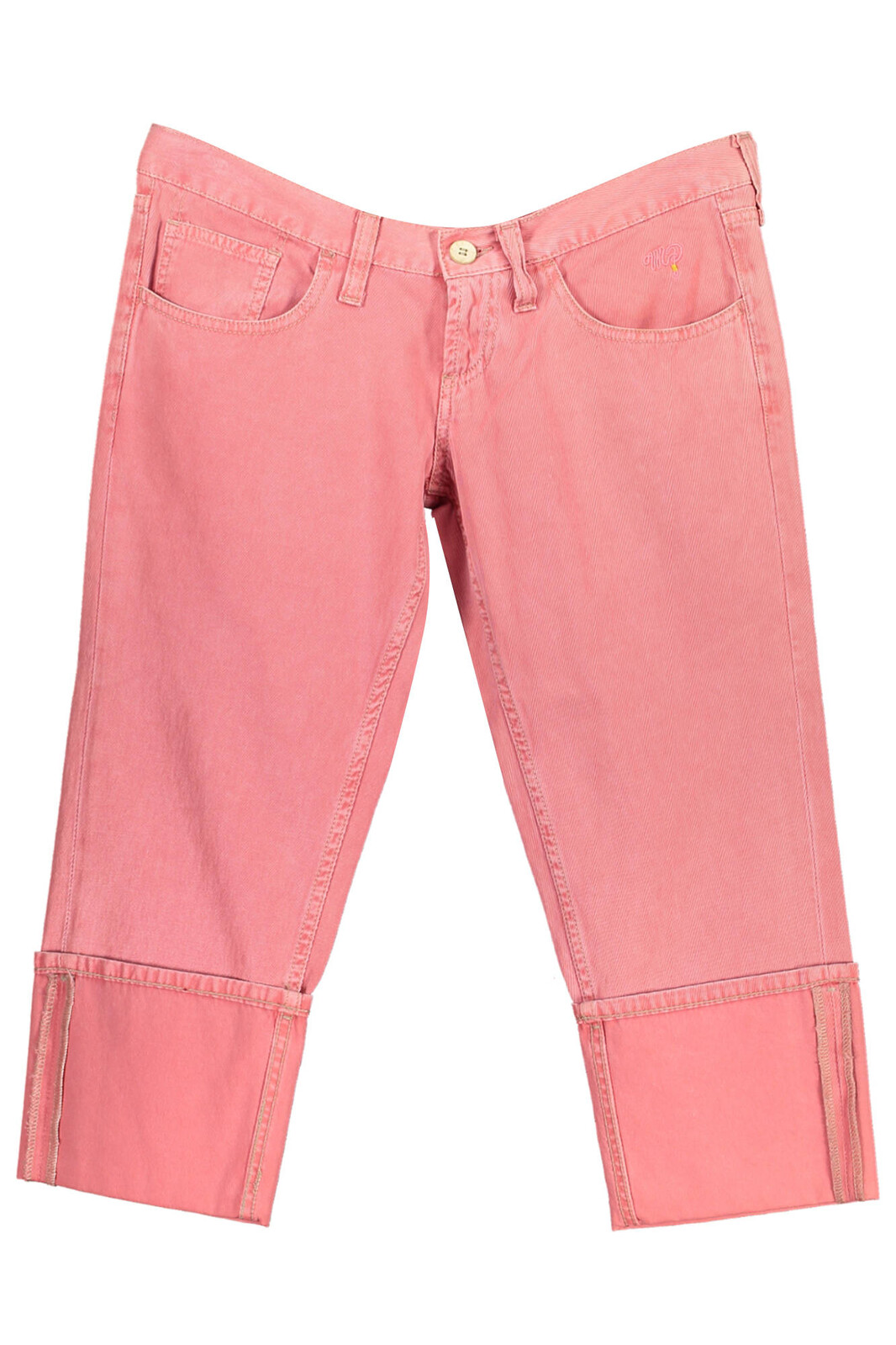 MELTIN'POT RED WOMEN'S PINOCCHIETTO TROUSERS