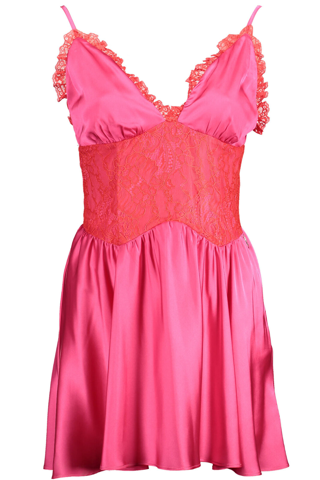 GAELLE PARIS PINK WOMAN SHORT DRESS