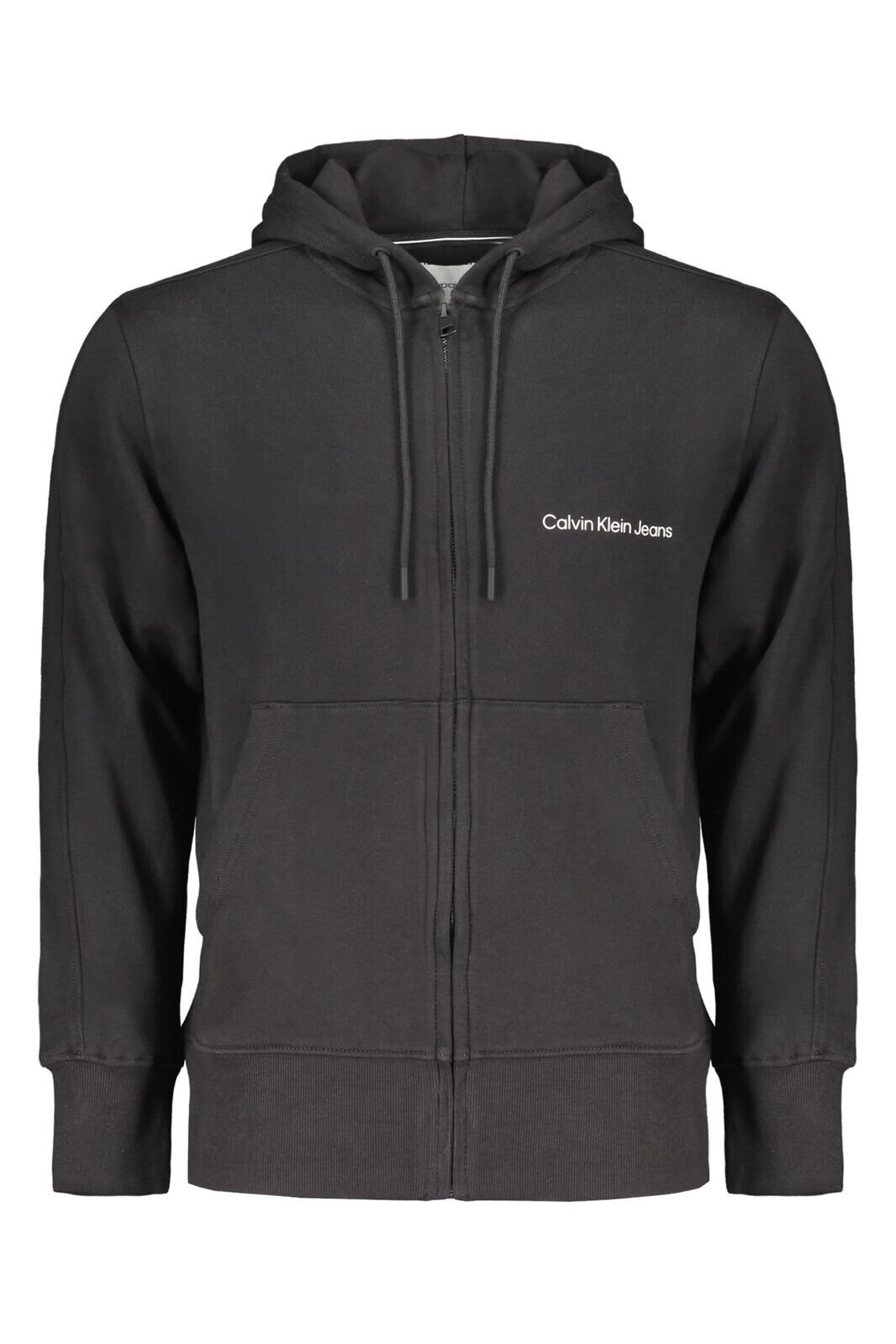 CALVIN KLEIN MEN'S BLACK ZIP SWEATSHIRT