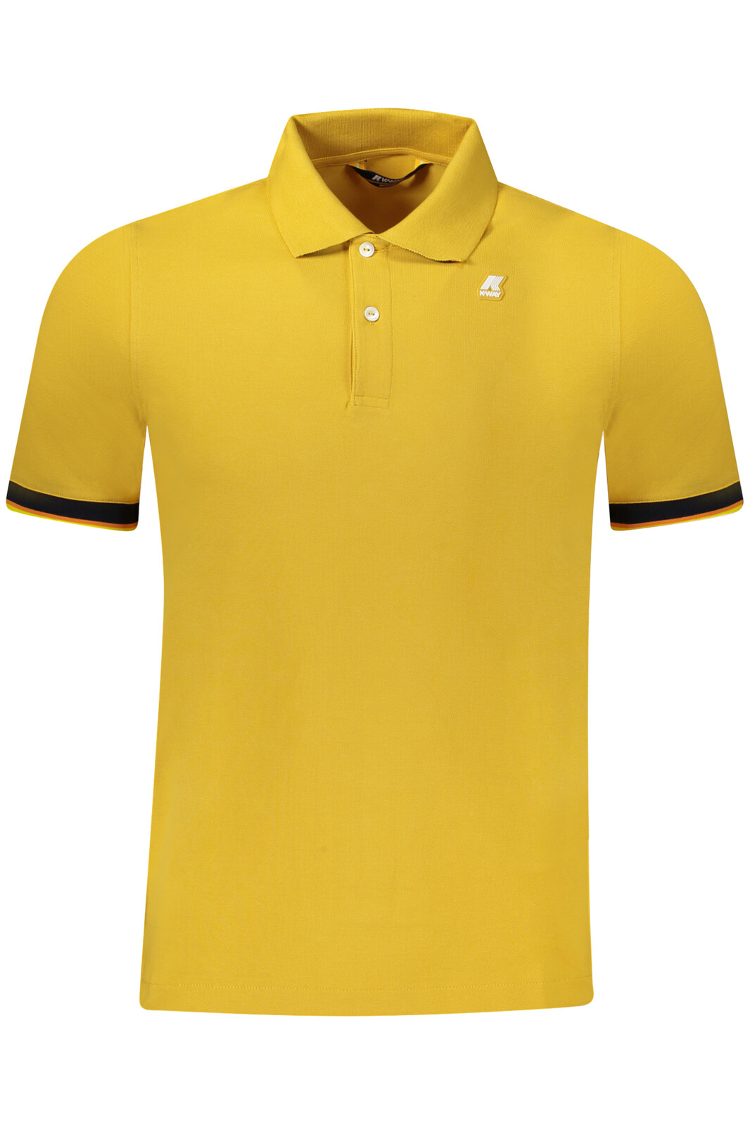 K-WAY POLO SHORT SLEEVE MEN YELLOW