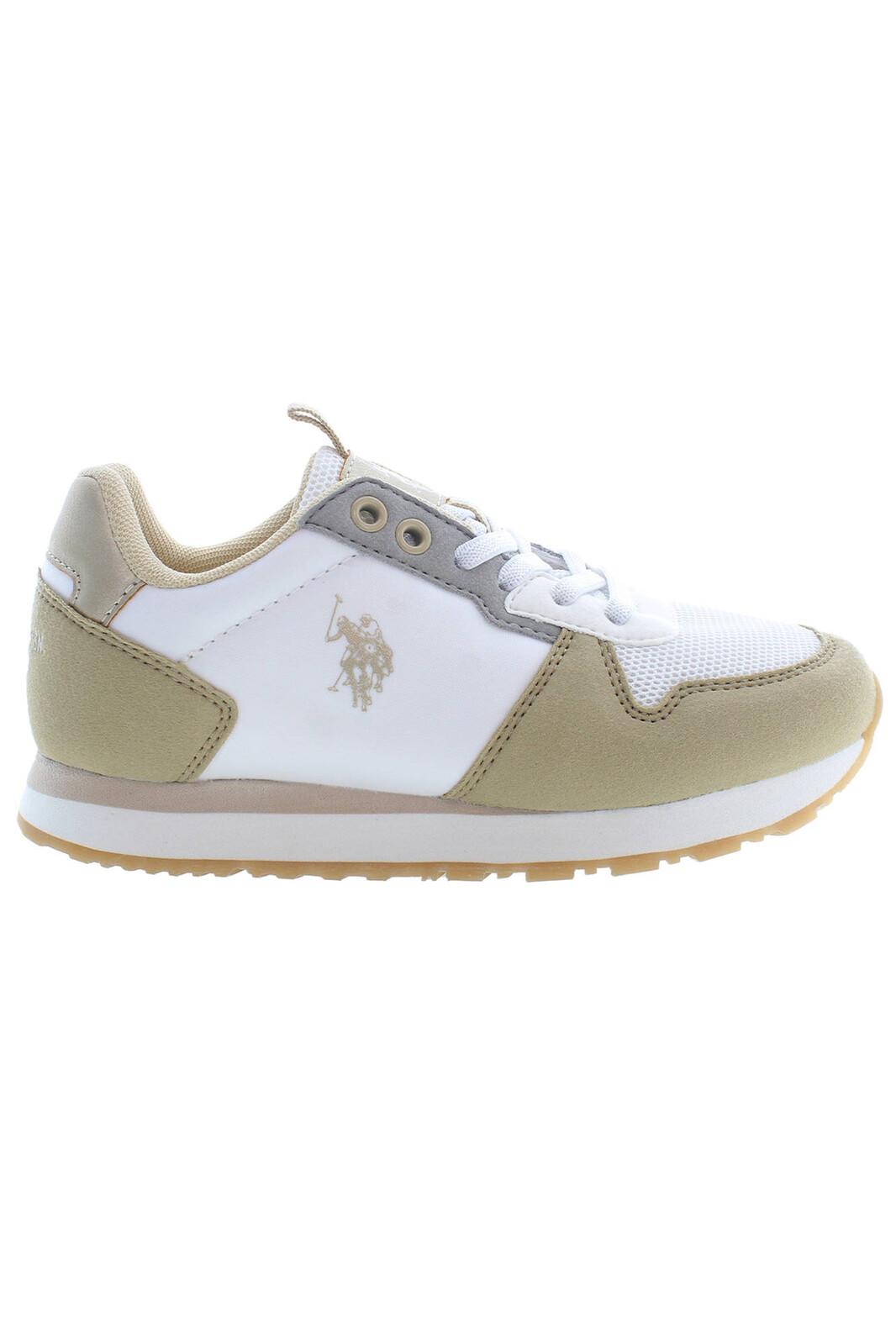 US POLO BEST PRICE GIRLS' SPORTS FOOTWEAR BEIGE