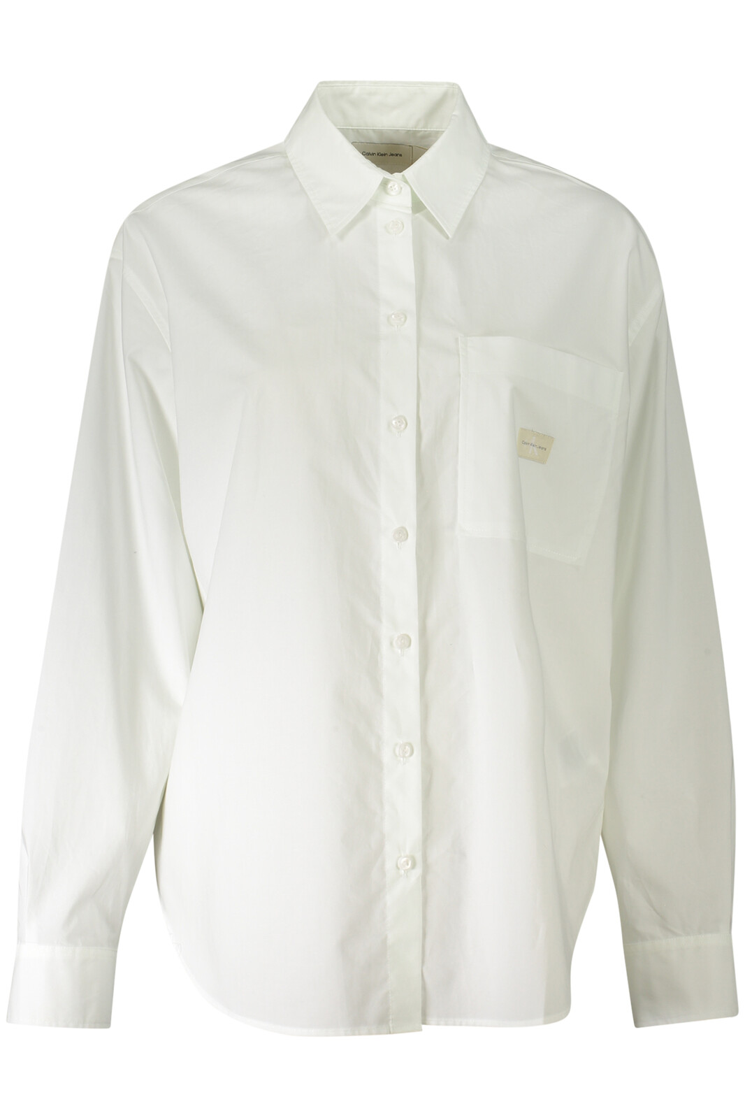 CALVIN KLEIN LONG SLEEVE SHIRT WOMEN WHITE