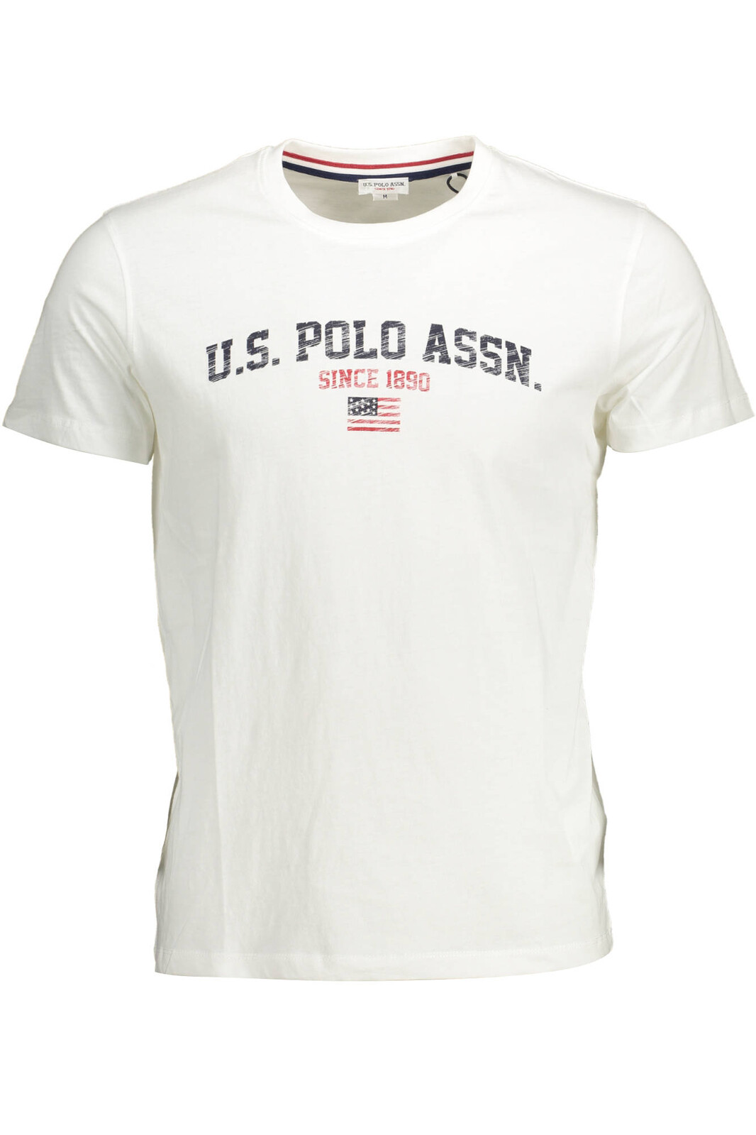 US POLO T-SHIRT SHORT SLEEVES MEN WHITE
