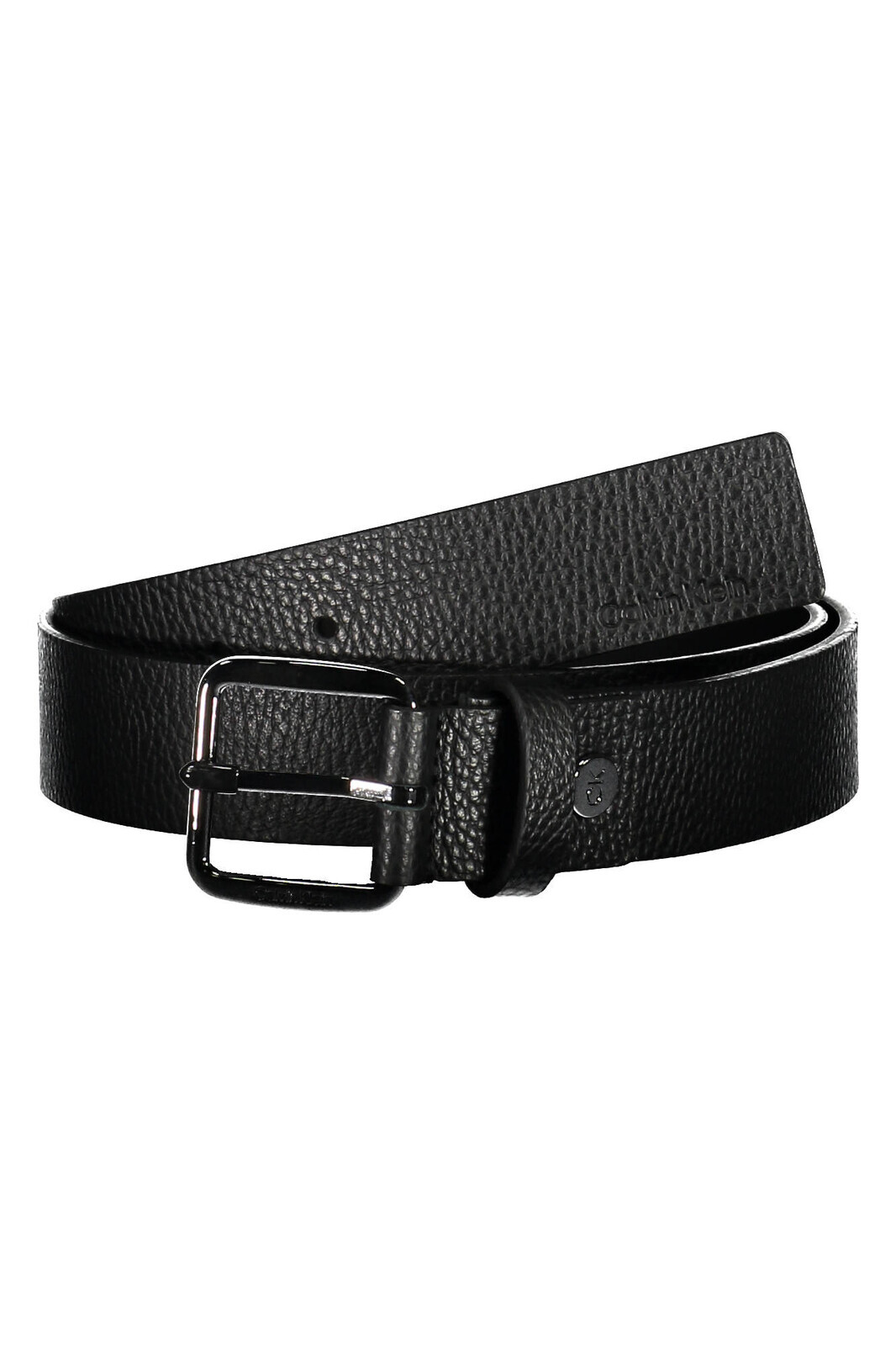 CALVIN KLEIN BLACK MAN LEATHER BELT