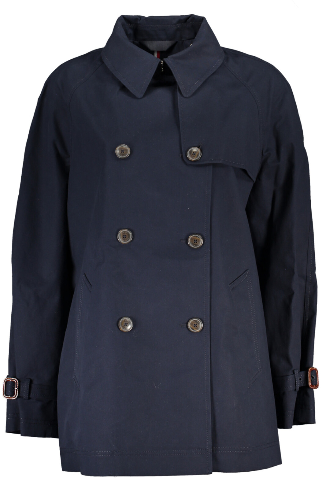 TOMMY HILFIGER WOMEN'S BLUE TRENCH COAT