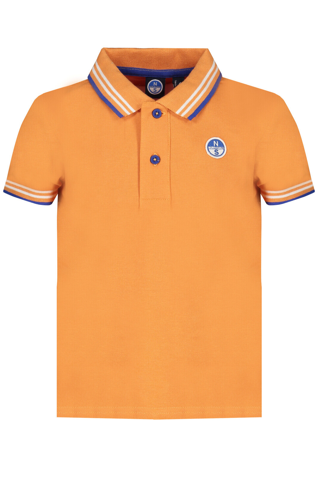 NORTH SAILS ORANGE SHORT SLEEVED POLO SHIRT FOR CHILDREN