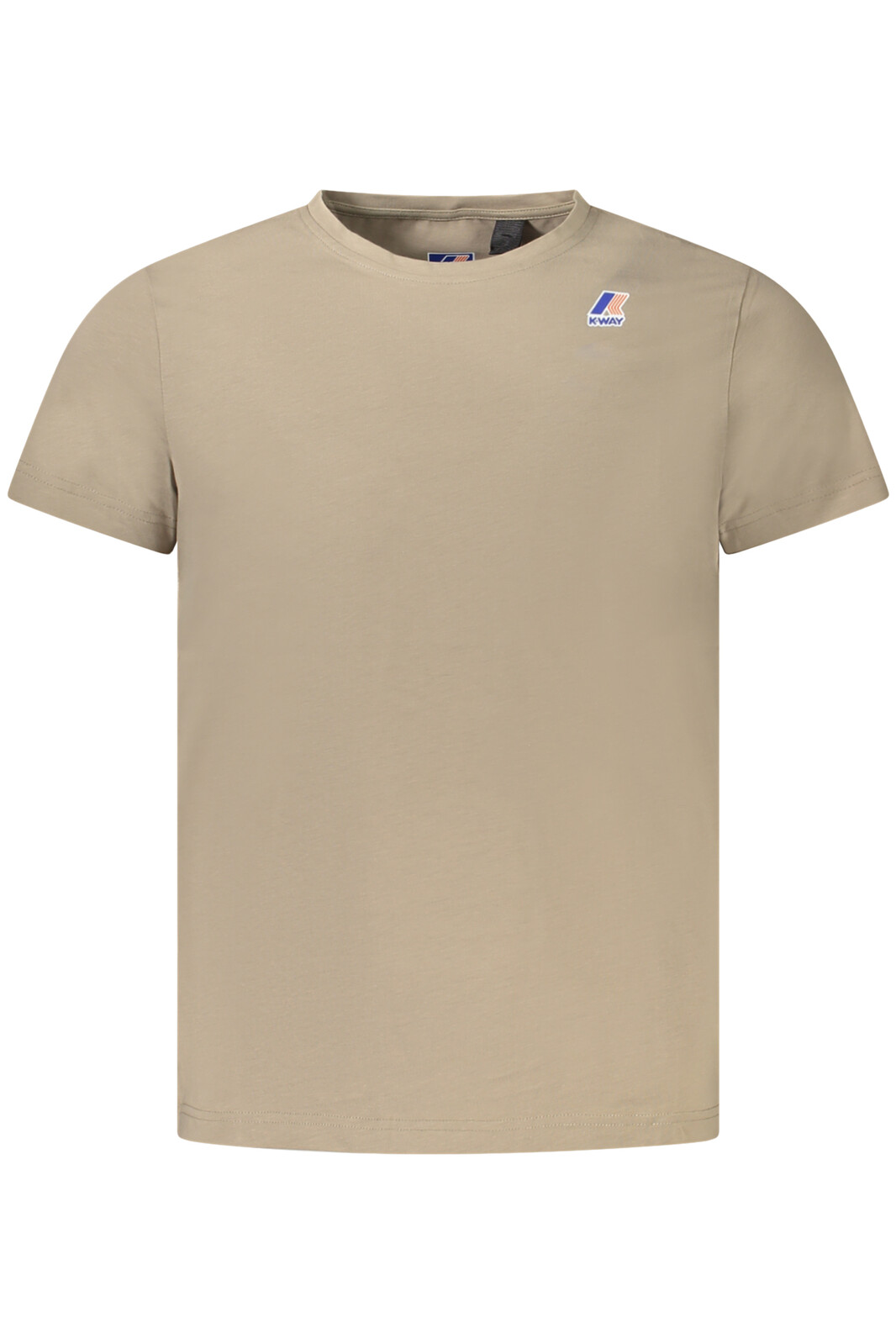 K-WAY SHORT SLEEVE T-SHIRT MEN BEIGE