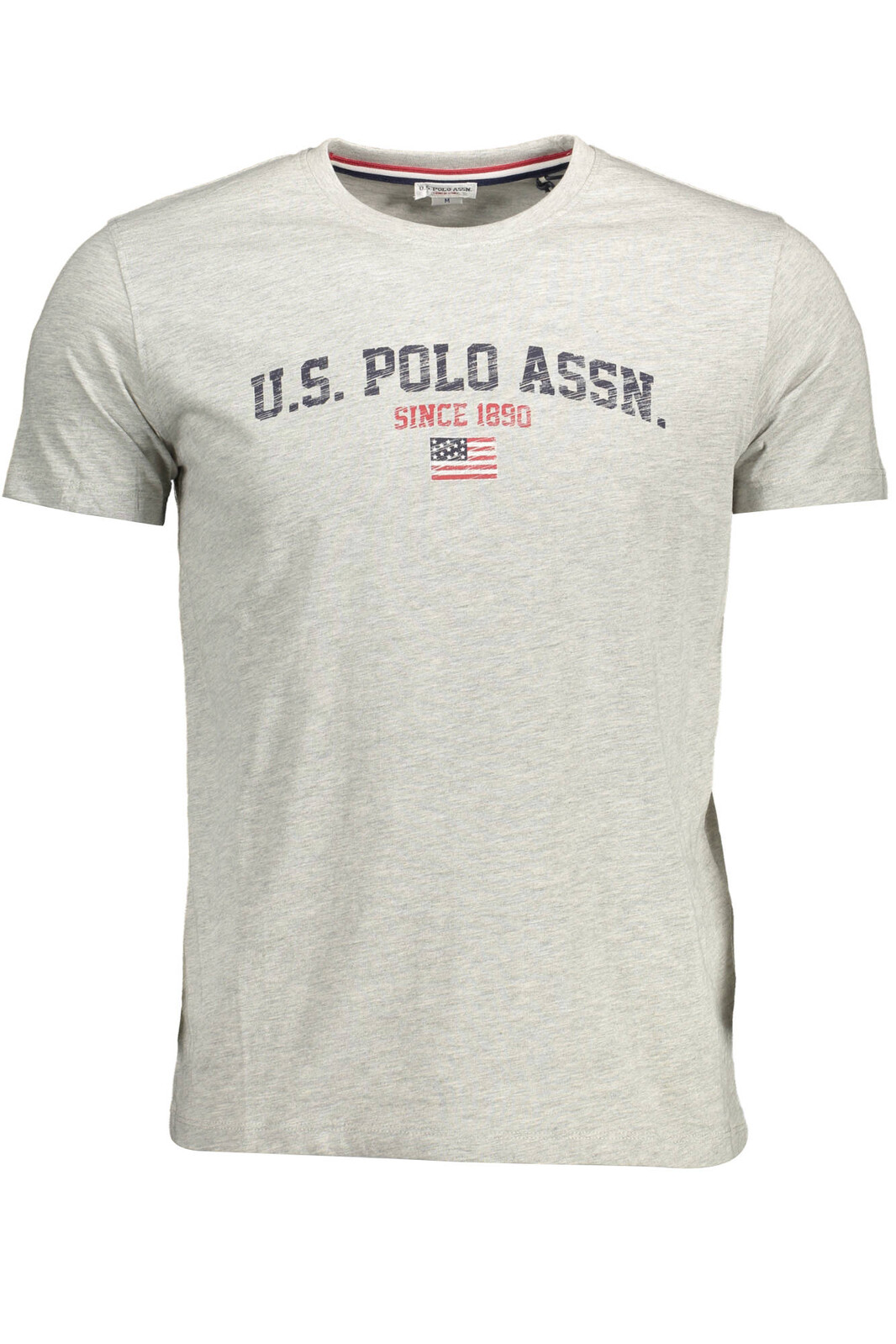 US POLO T-SHIRT SHORT SLEEVES MEN GREY