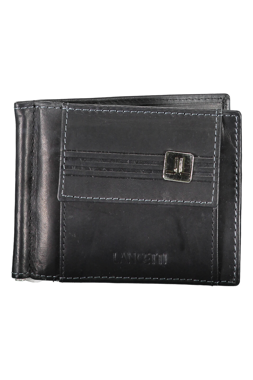 LANCETTI BLACK MEN'S WALLET