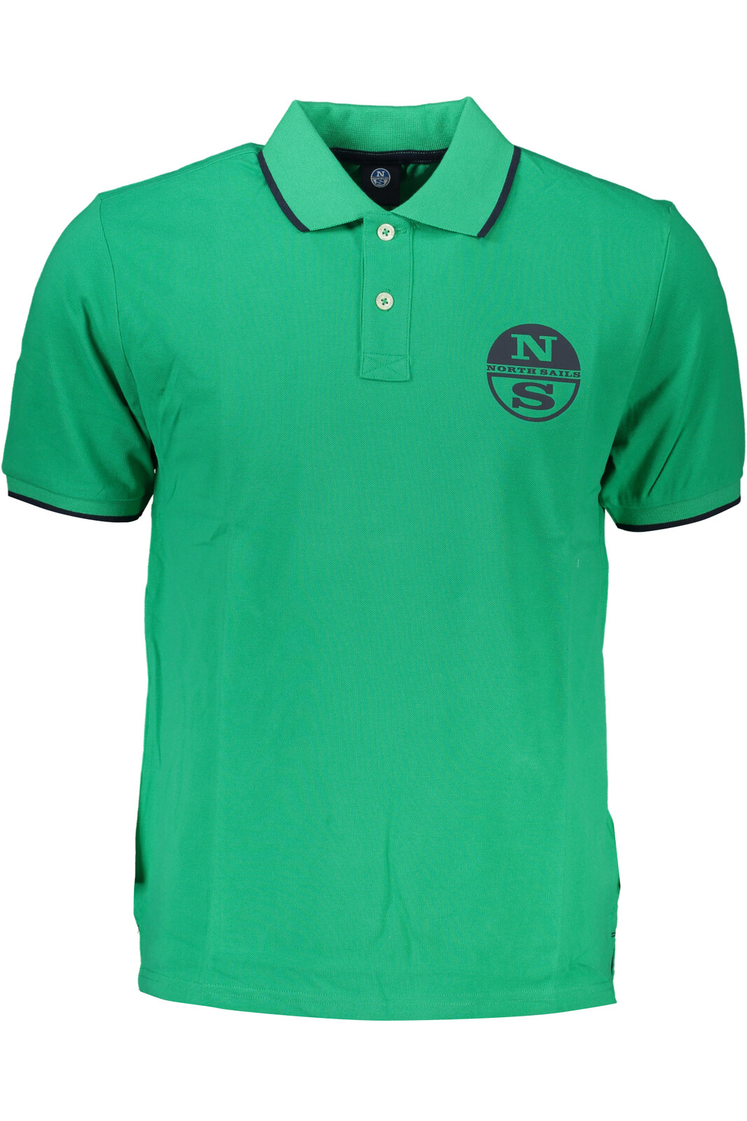NORTH SAILS GREEN MEN'S SHORT SLEEVED POLO SHIRT