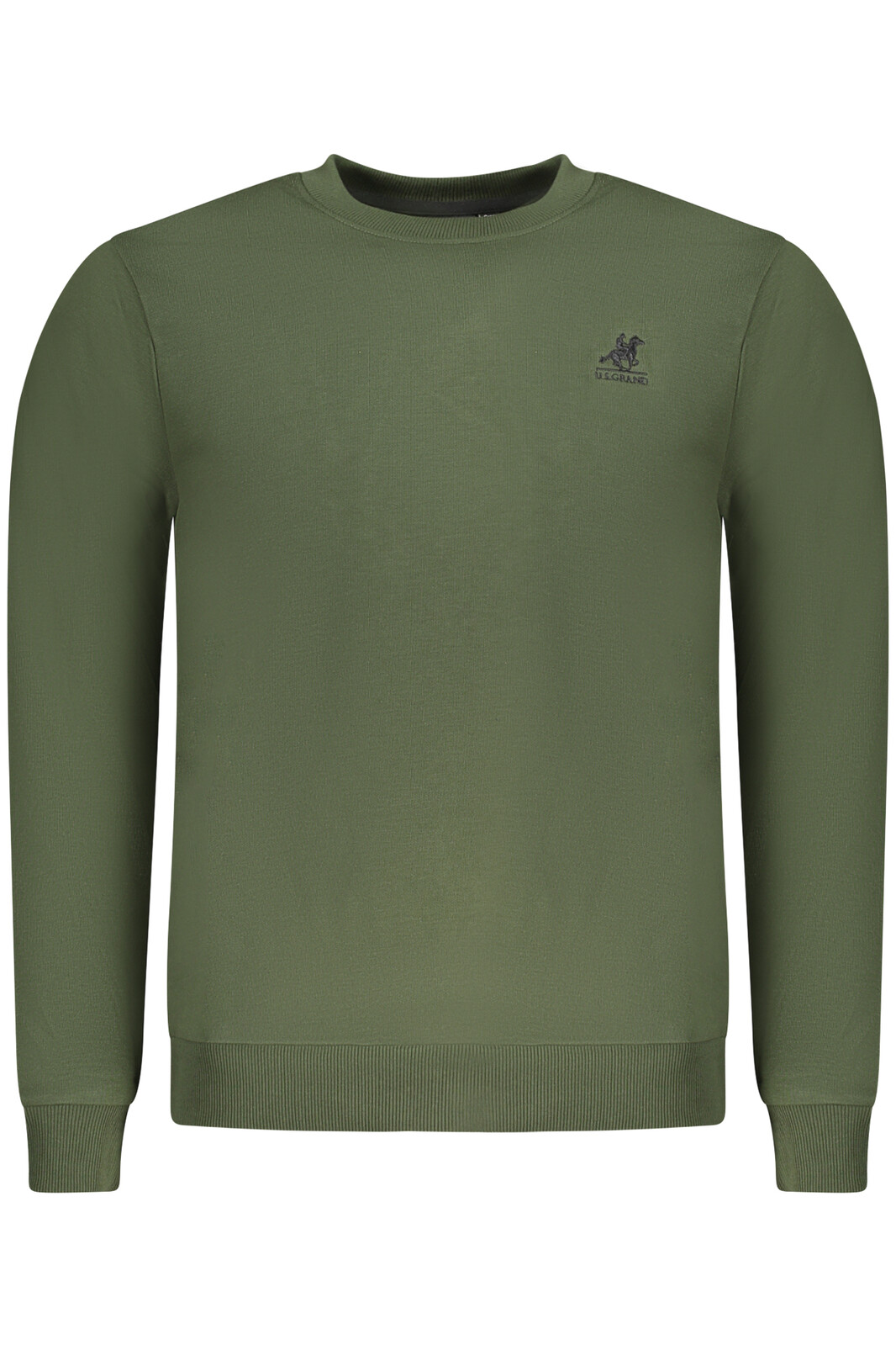 US GRAND POLO SWEATSHIRT WITHOUT ZIP MEN GREEN
