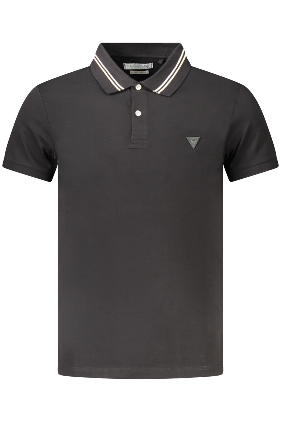 GUESS JEANS POLO SHORT SLEEVE MEN BLACK