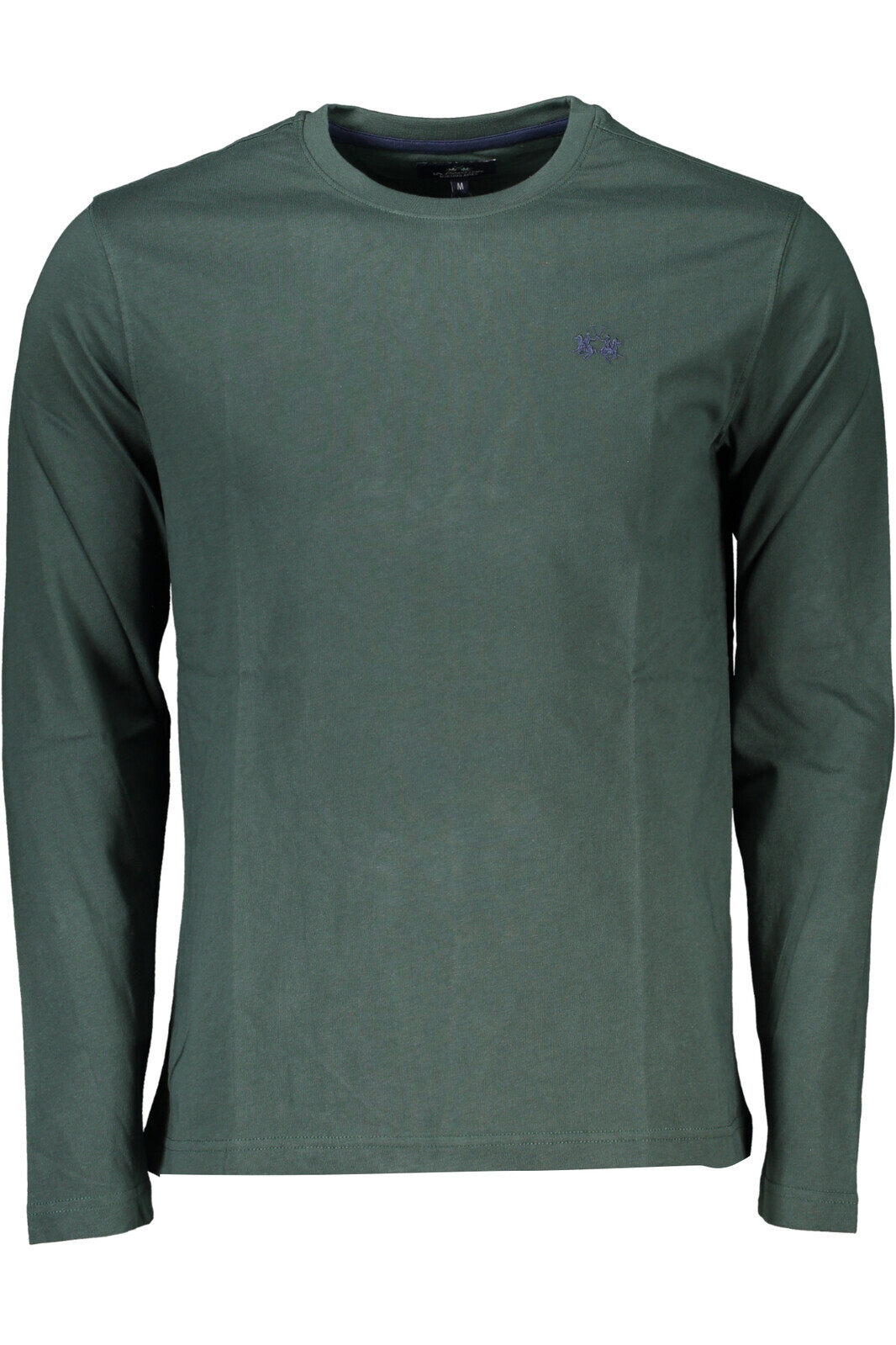 LA MARTINA GREEN MEN'S LONG SLEEVE T-SHIRT
