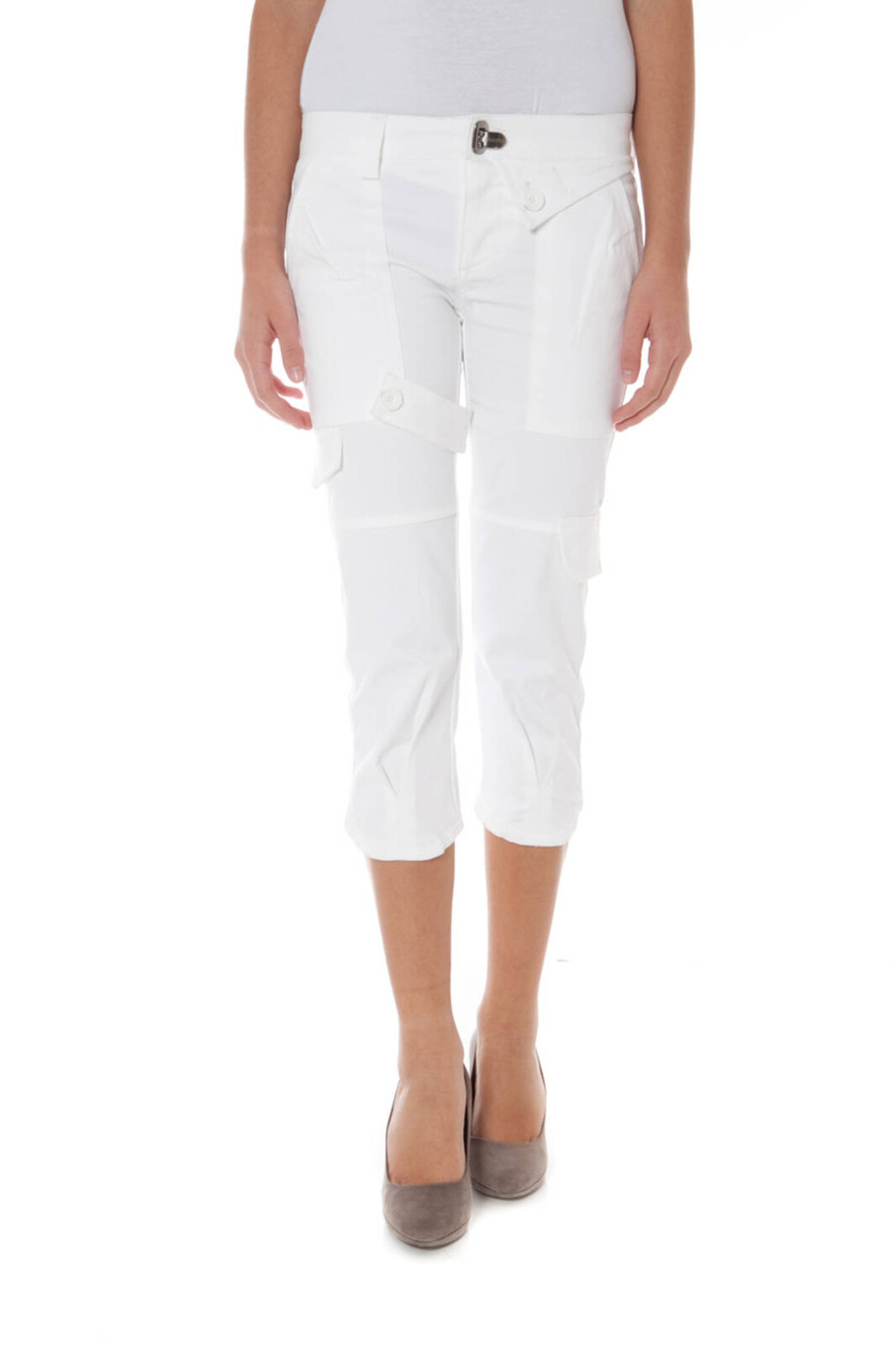 PHARD WHITE WOMAN PINOCCHIETTO TROUSERS