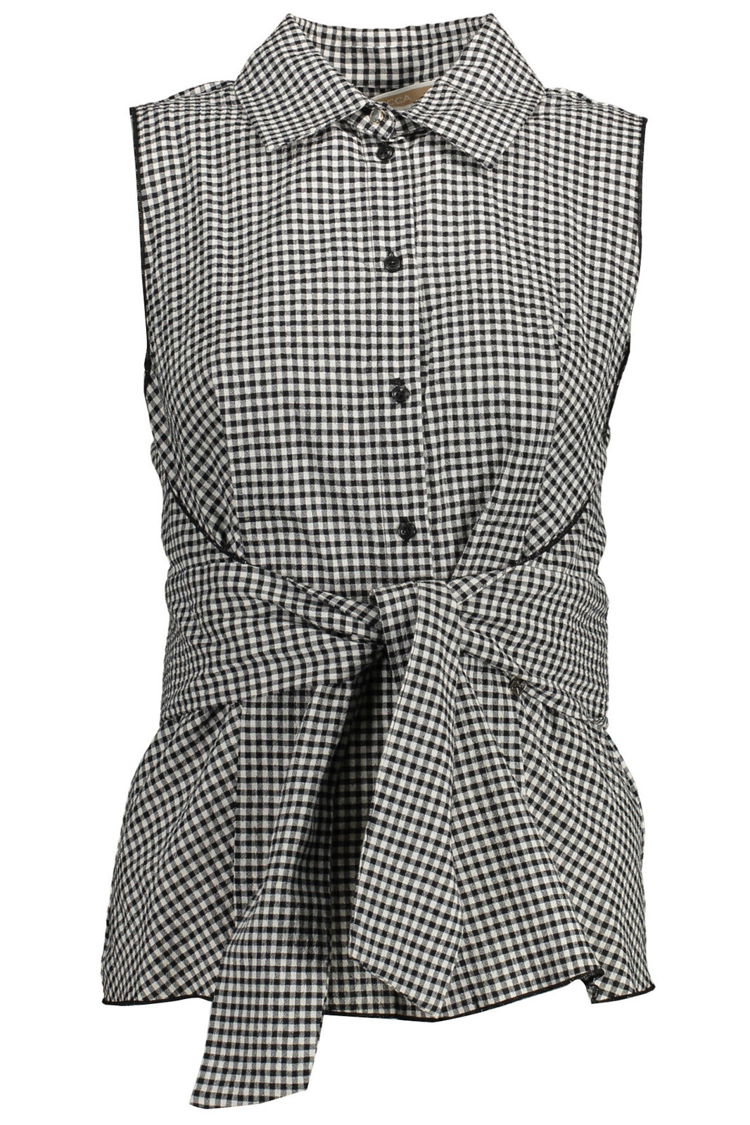 KOCCA WOMEN'S SLEEVELESS SHIRT BLACK