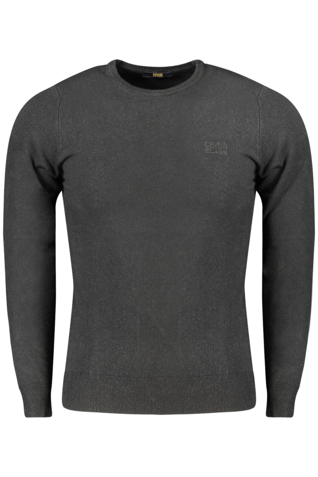 CAVALLI CLASS MEN'S BLACK SWEATER
