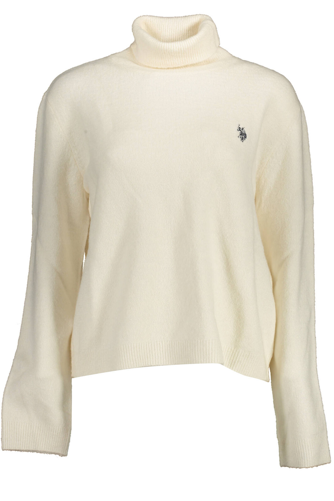 US WHITE WOMEN'S POLO SWEATER