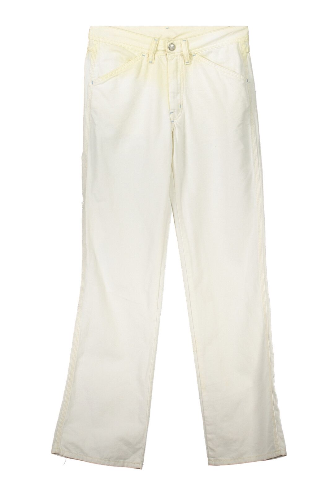 DIESEL MEN'S WHITE PANTS
