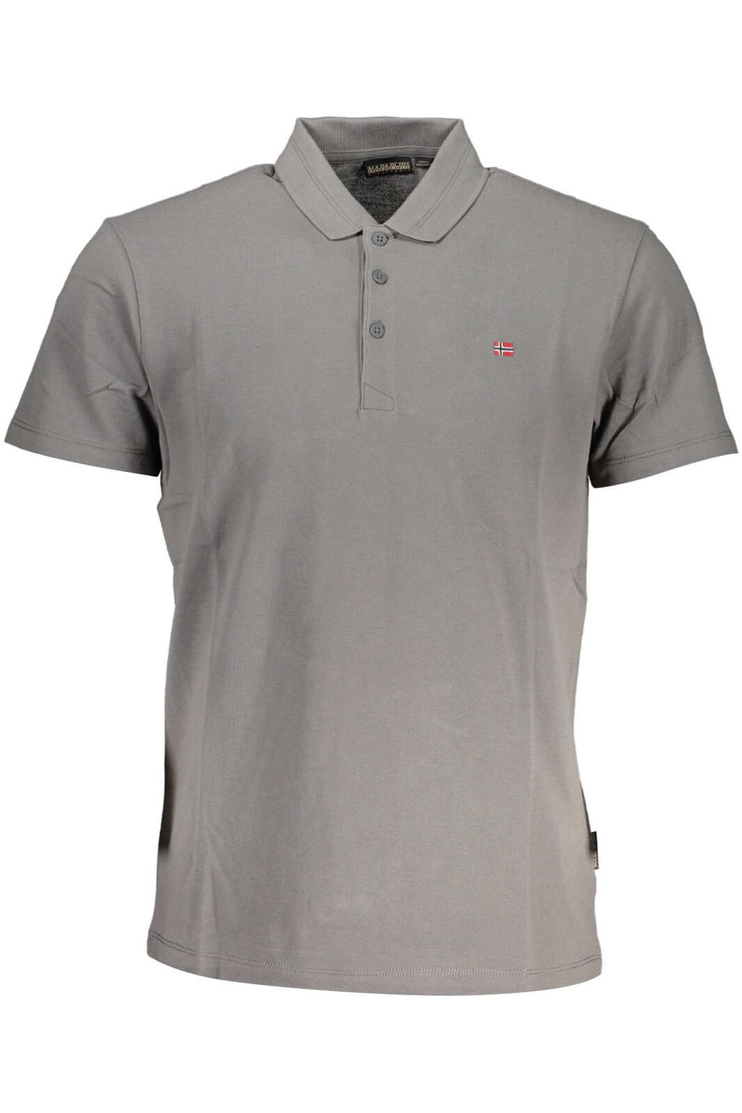 NAPAPIJRI POLO SHORT SLEEVE MAN GRAY