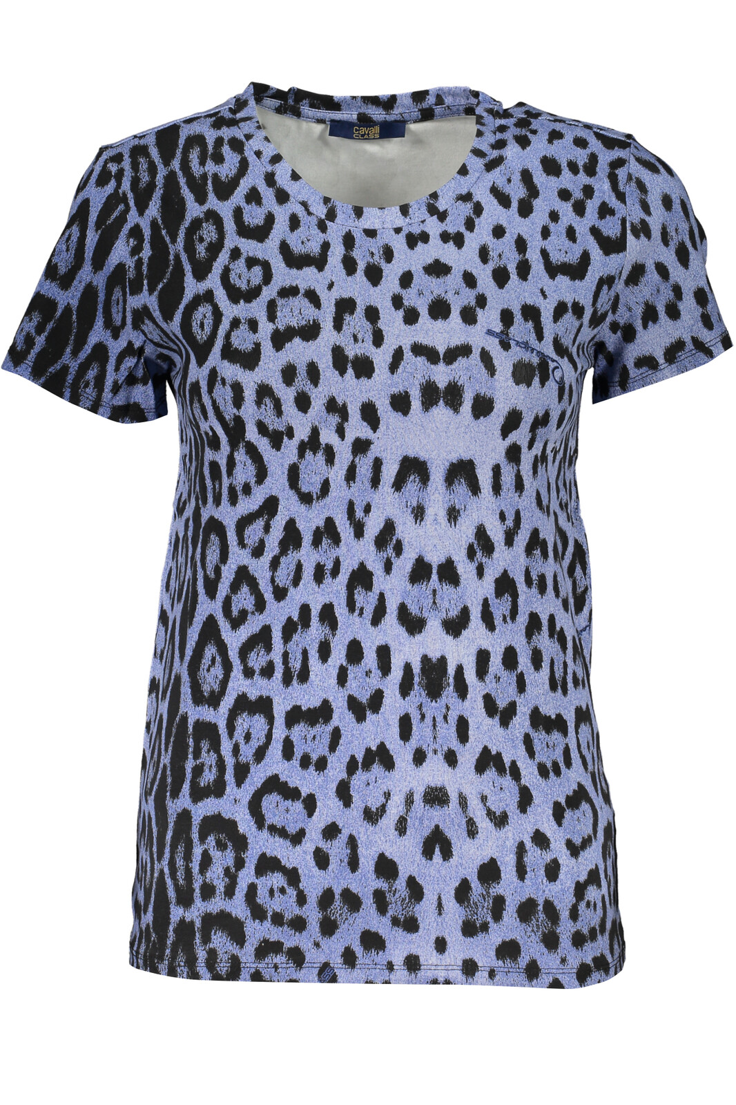 CAVALLI CLASS WOMEN'S SHORT SLEEVE T-SHIRT BLUE