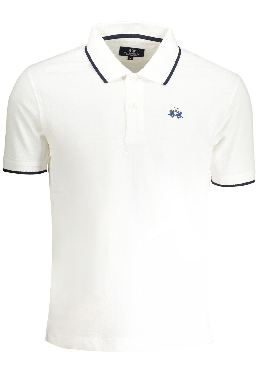 LA MARTINA MEN'S SHORT SLEEVE POLO WHITE