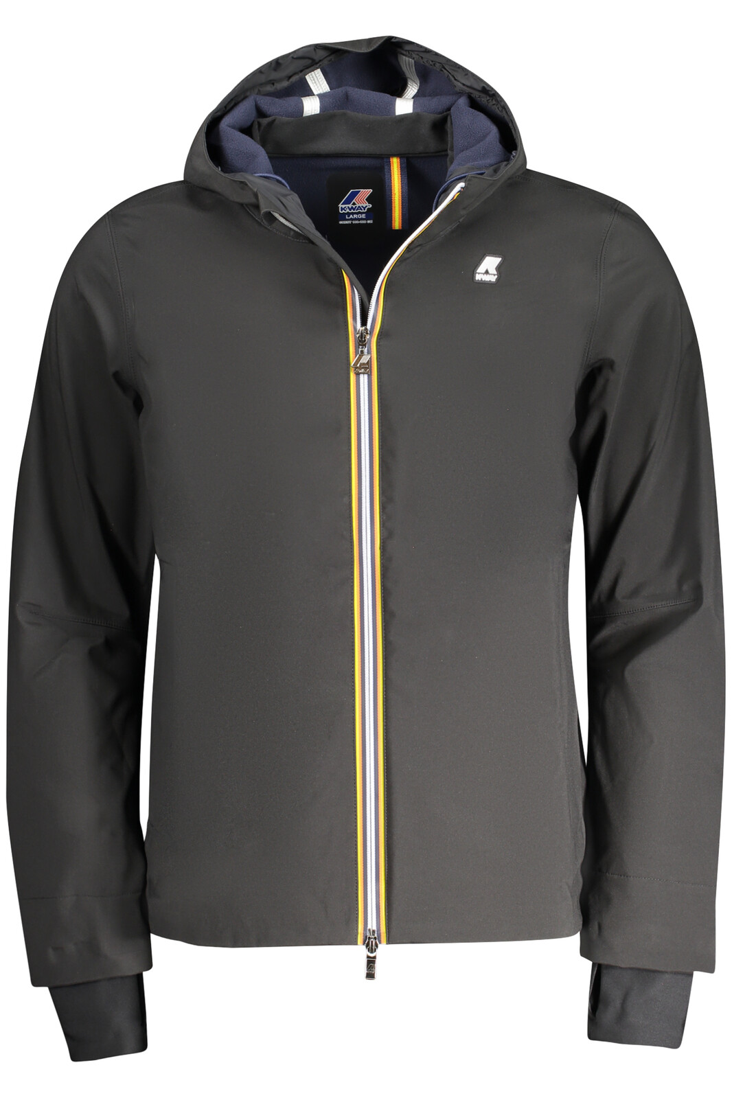 K-WAY MEN'S BLACK SPORTS JACKET