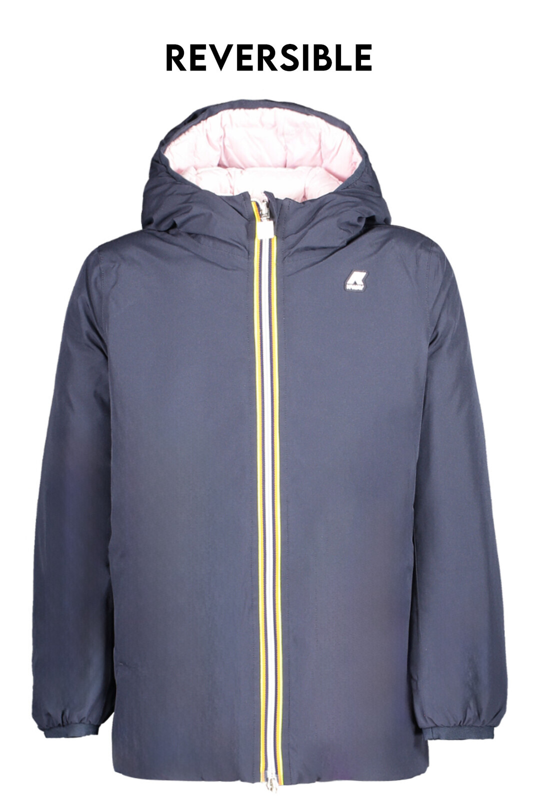 K-WAY BLUE JACKET FOR GIRLS