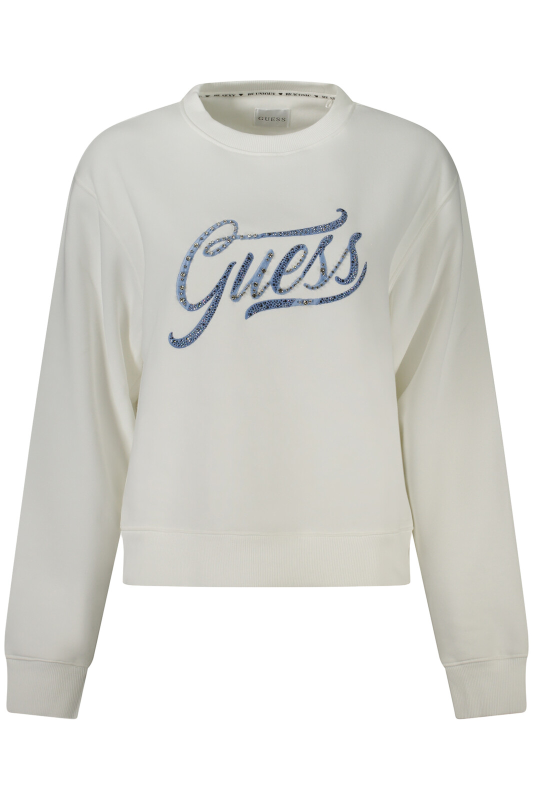 GUESS JEANS SWEATSHIRT WITHOUT ZIP WOMEN WHITE
