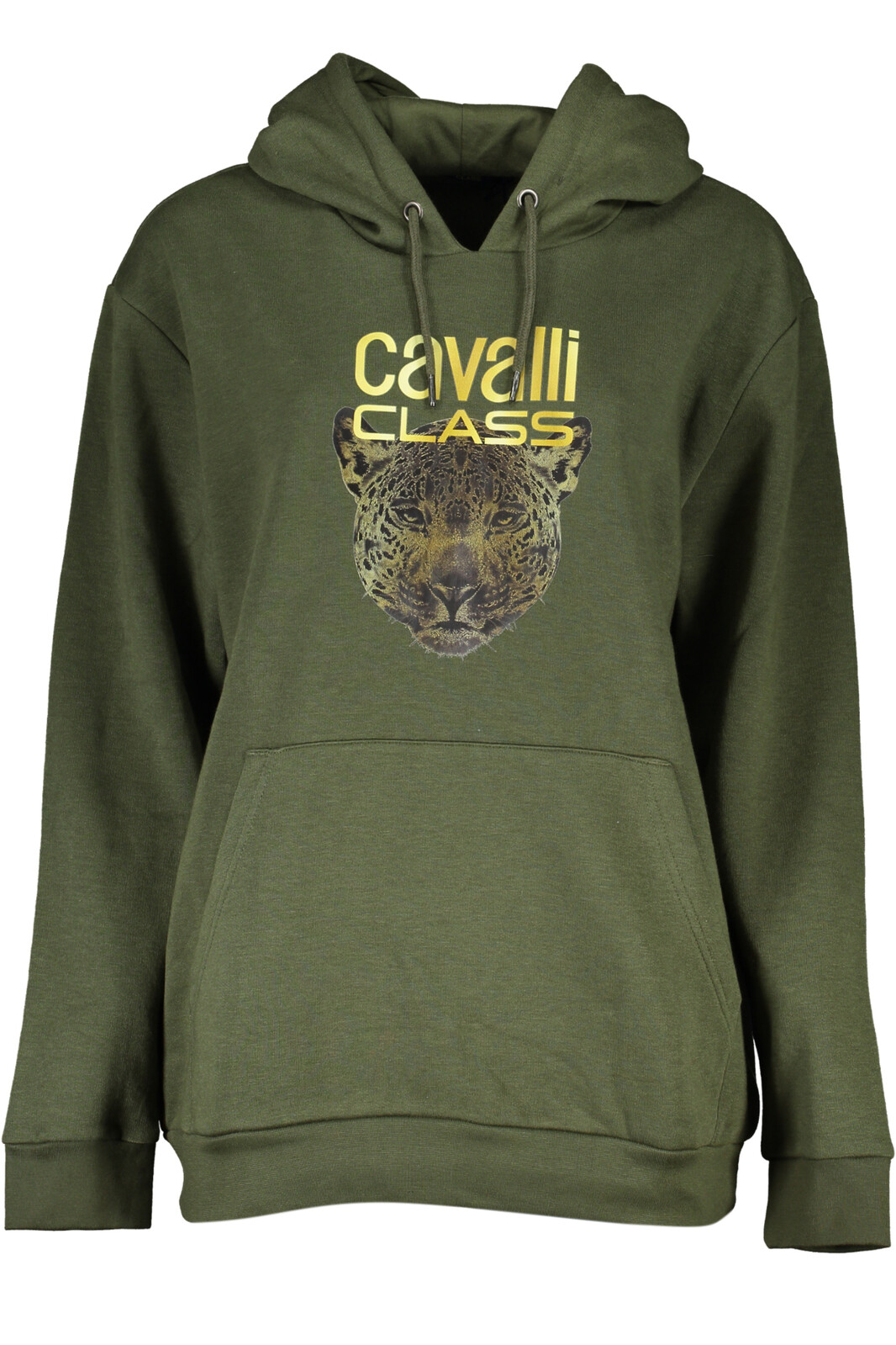 CAVALLI CLASS WOMEN'S ZIPLESS SWEATSHIRT GREEN