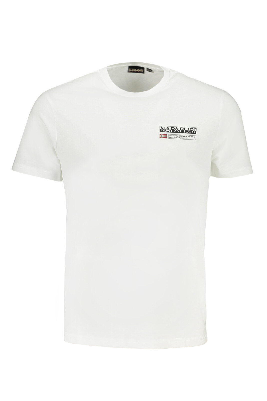 NAPAPIJRI MEN'S SHORT SLEEVED T-SHIRT WHITE