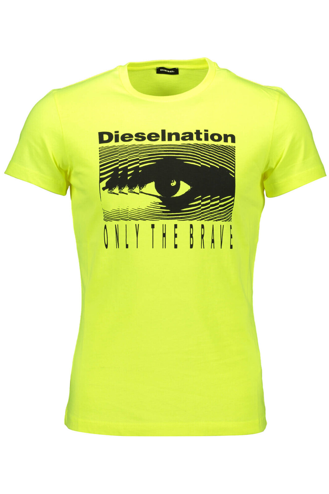 DIESEL SHORT SLEEVE T-SHIRT MEN YELLOW