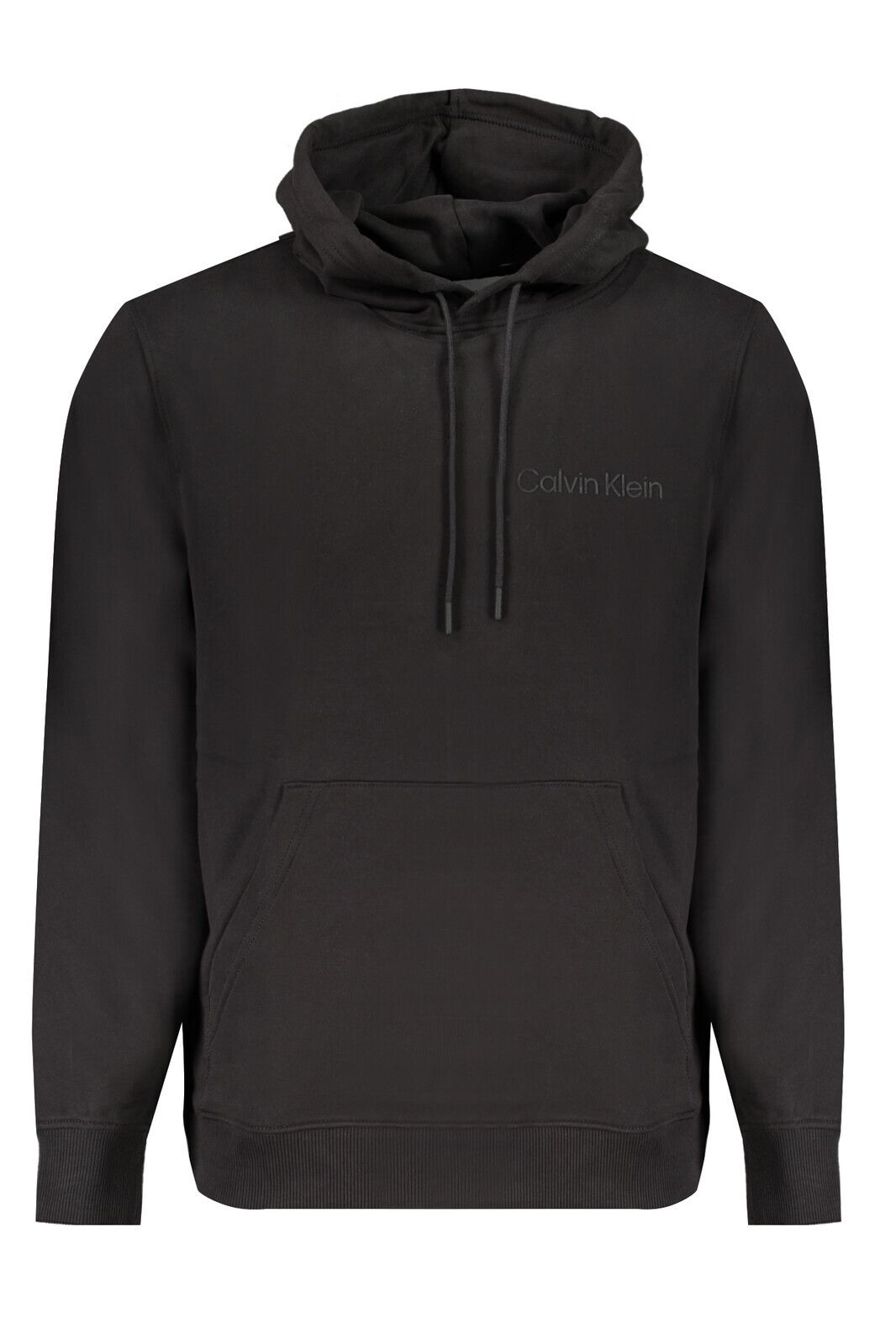CALVIN KLEIN MEN'S BLACK ZIP-OUT SWEATSHIRT