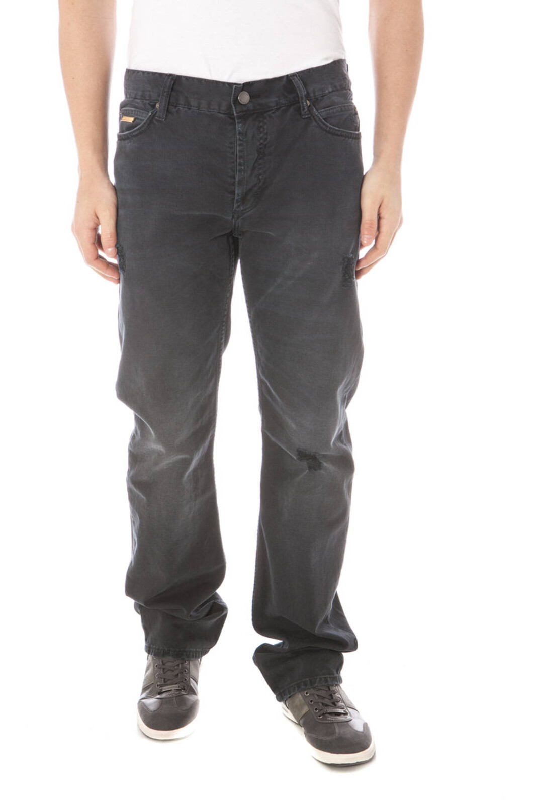 GIANFRANCO FERRÈ MEN'S BLACK PANTS